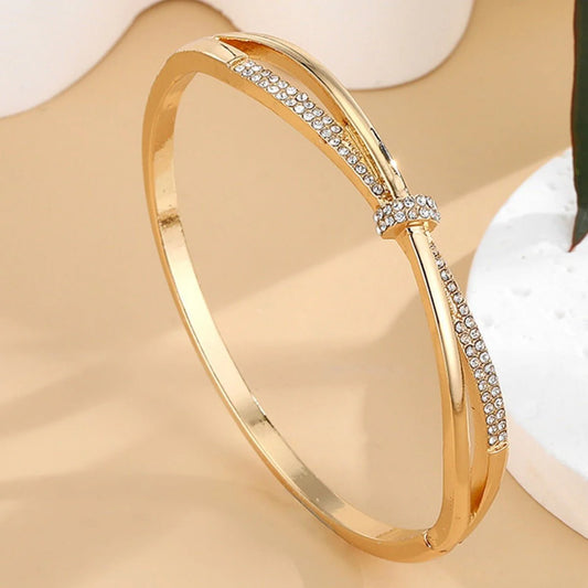 Radiant Twist Crystal Bracelet